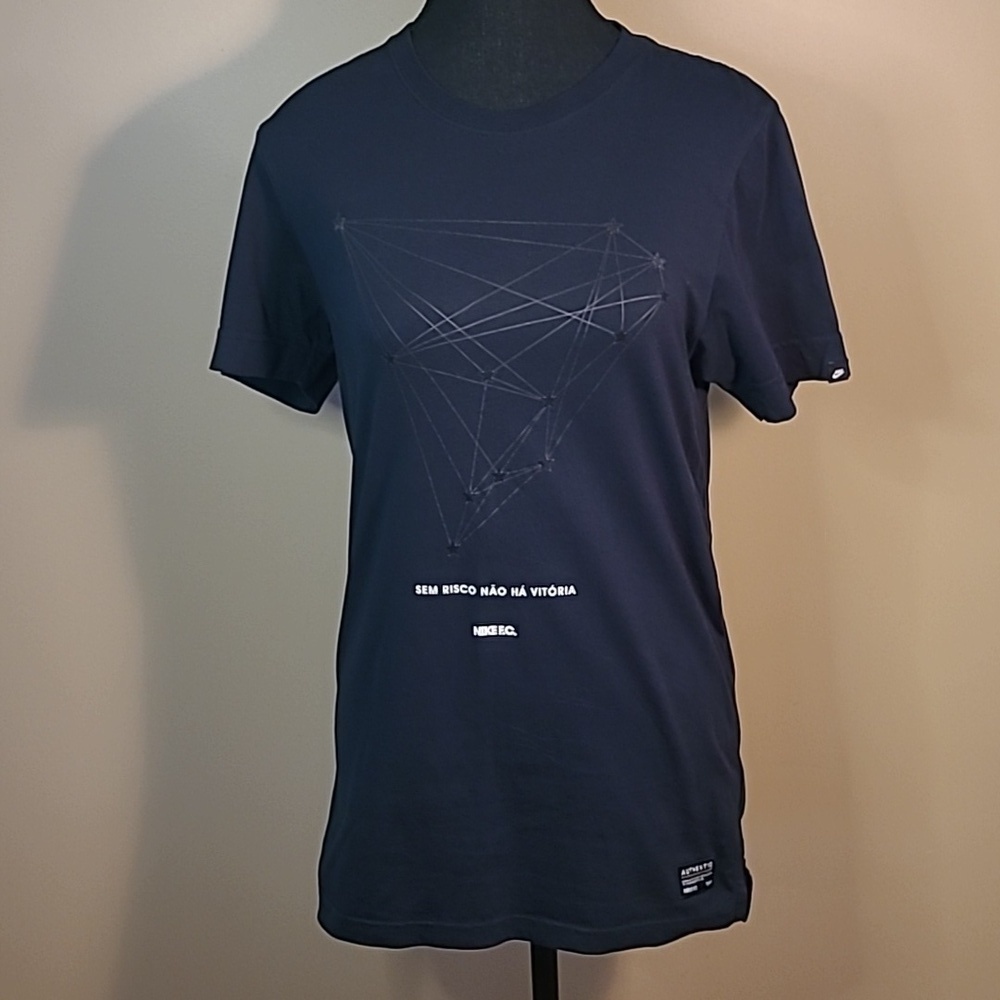NIKE F.C. 1994 Stars Map "Sem Risco Não Há Vitória" Football/Soccer T-Shirt